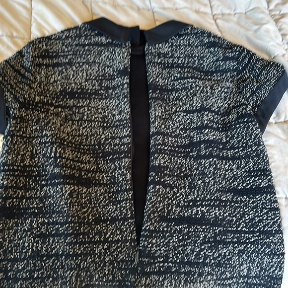 NWT - Maison Jules - Peter Pan Collar Black Dress - Tweed-like material - M - Picture 11 of 13